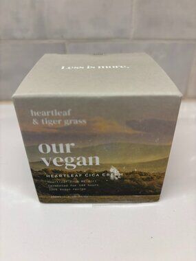 NEW & SEALED manyo Our Vegan Heartleaf & Tiger Grass Cica Cream 3.3 fl oz